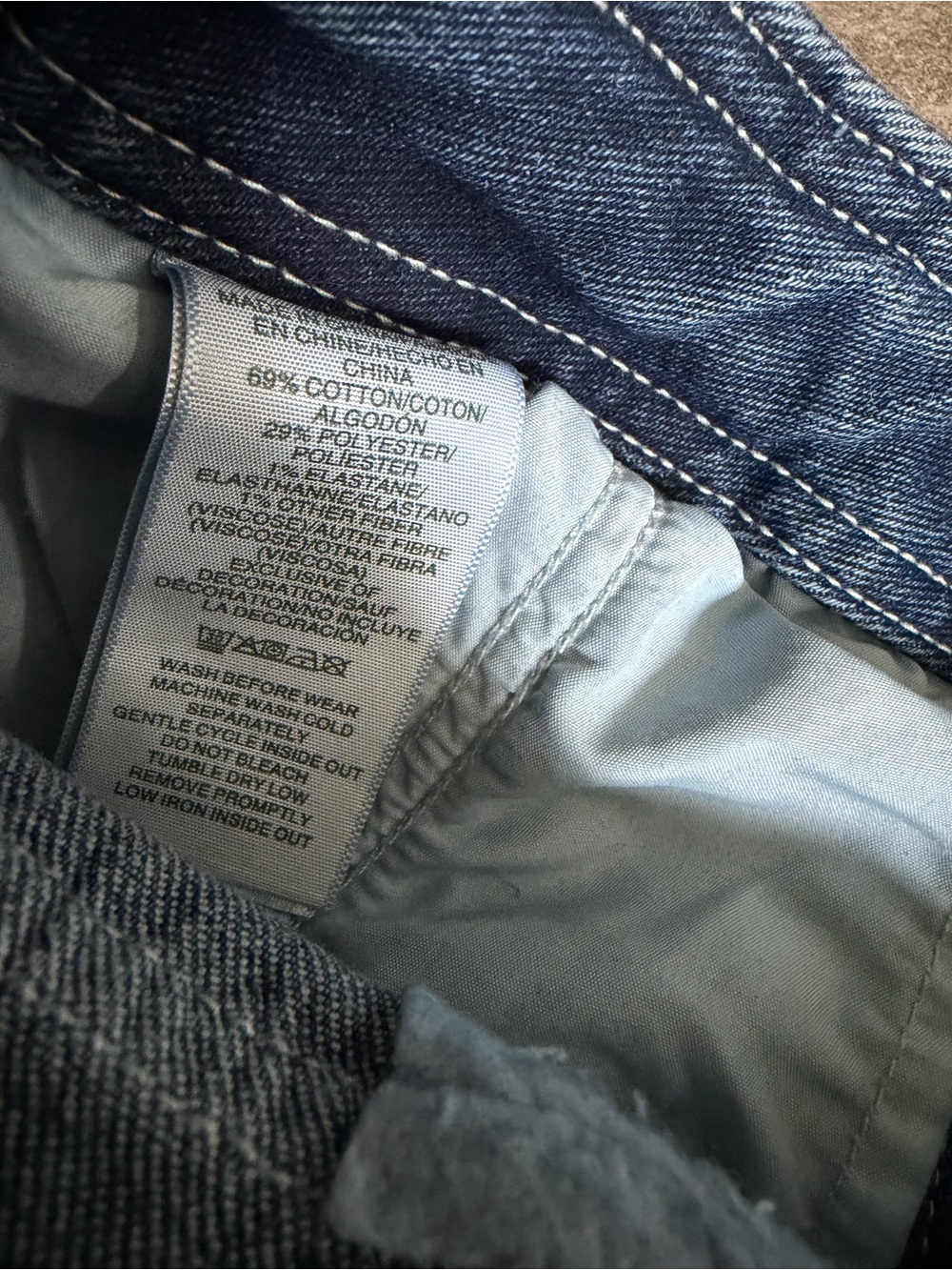 True Religion Denim Cargo Straight Pant Jeans Utility | Carpenter Sz 25 - Picture 10 of 12